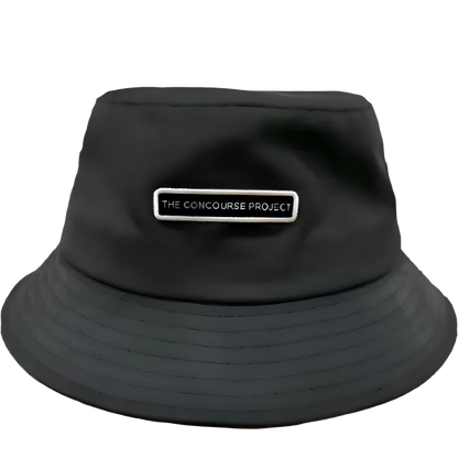 TCP Embroidered Black Bucket Hat