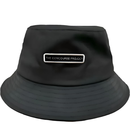 TCP Embroidered Black Bucket Hat